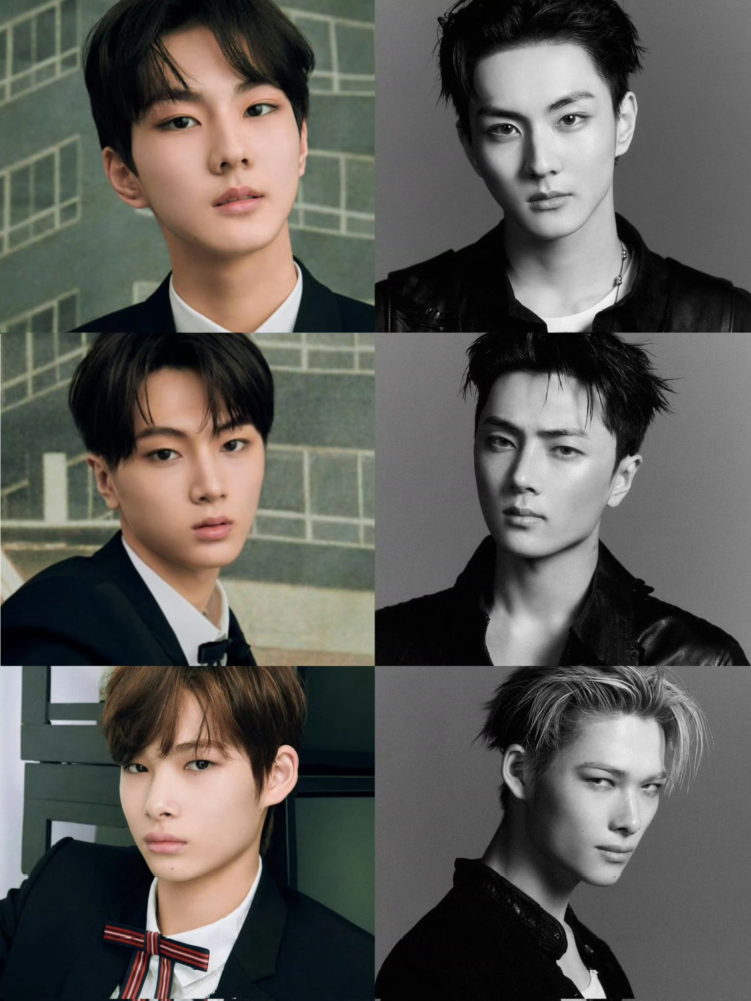 enhypen出道公式照vs现公式照从青涩到迷人