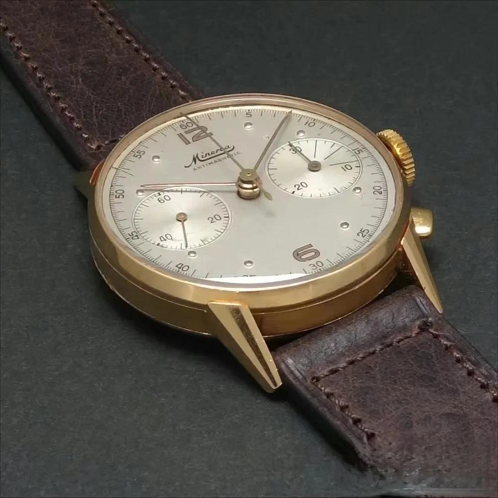  美耐华Minerva中古手表
1940年代制造美耐华搭载名机Cal.20CH罕
