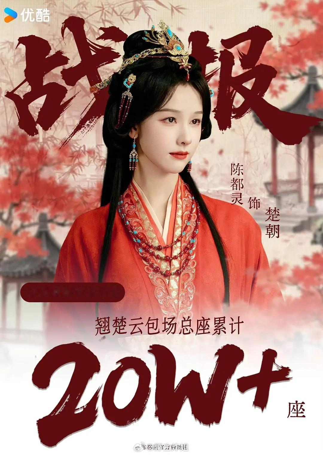 陈都灵是女明星首位云包场破20w 大家会不会去看看《翘楚》 