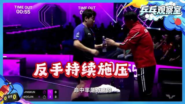 #周雨谈梁靖崑1比4张禹珍# 🏓2026WTT蒙彼利埃冠军赛男单1/4决赛，梁靖崑1-4不敌张禹珍，