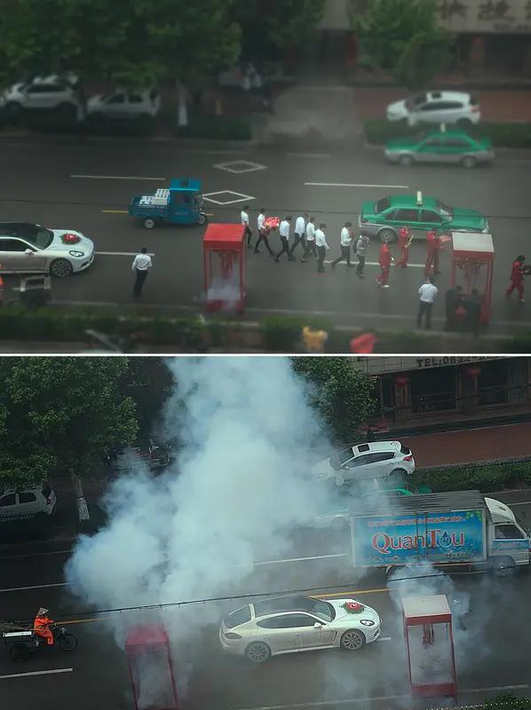 “拦婚车索要香烟”这事儿真的太让人无语了。就像河北那对新人，婚车被拦着要50条烟