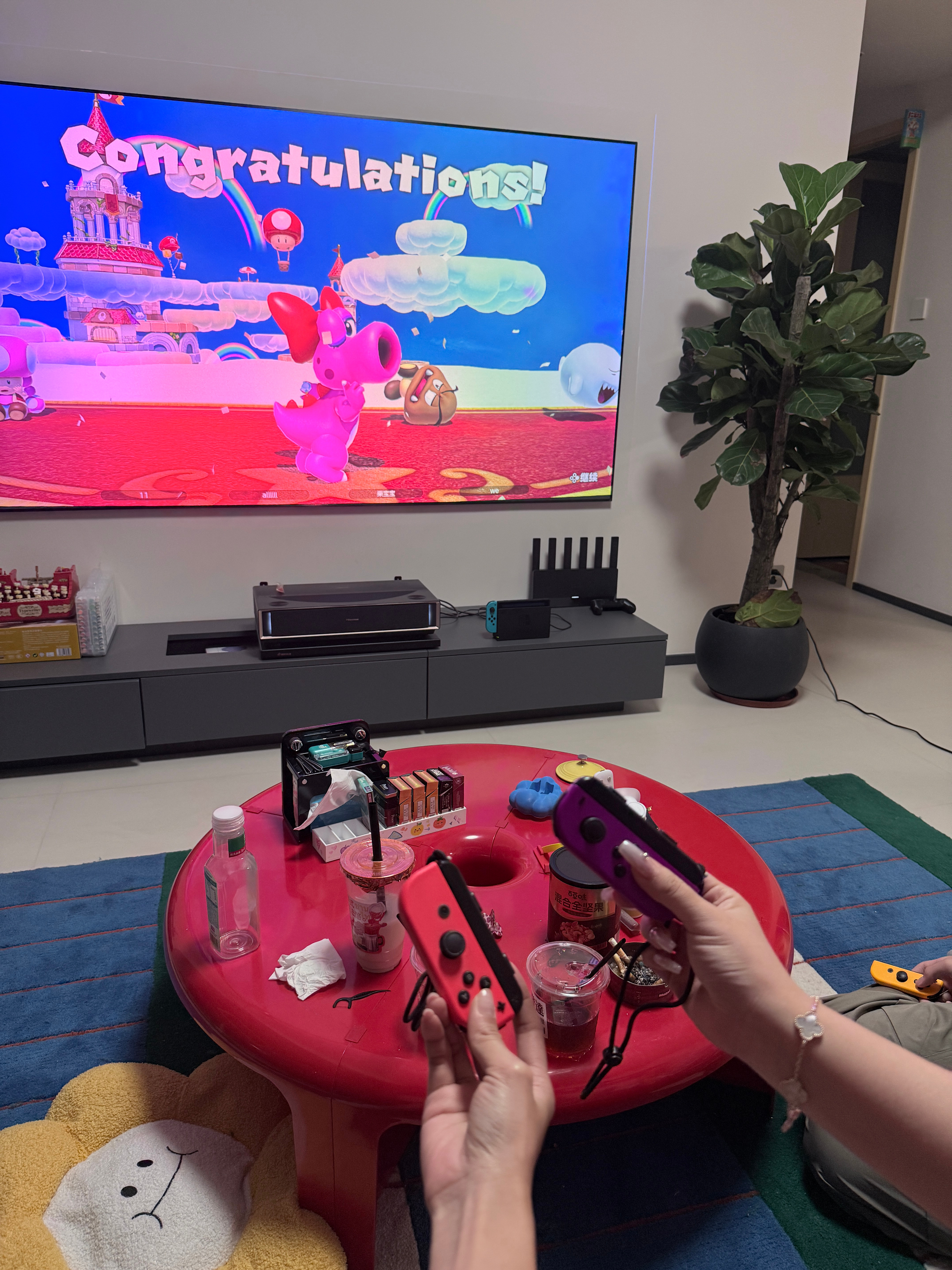 玩了一晚上超级马里奥，找回点年轻的感觉了🎮任天堂switch超级马里奥