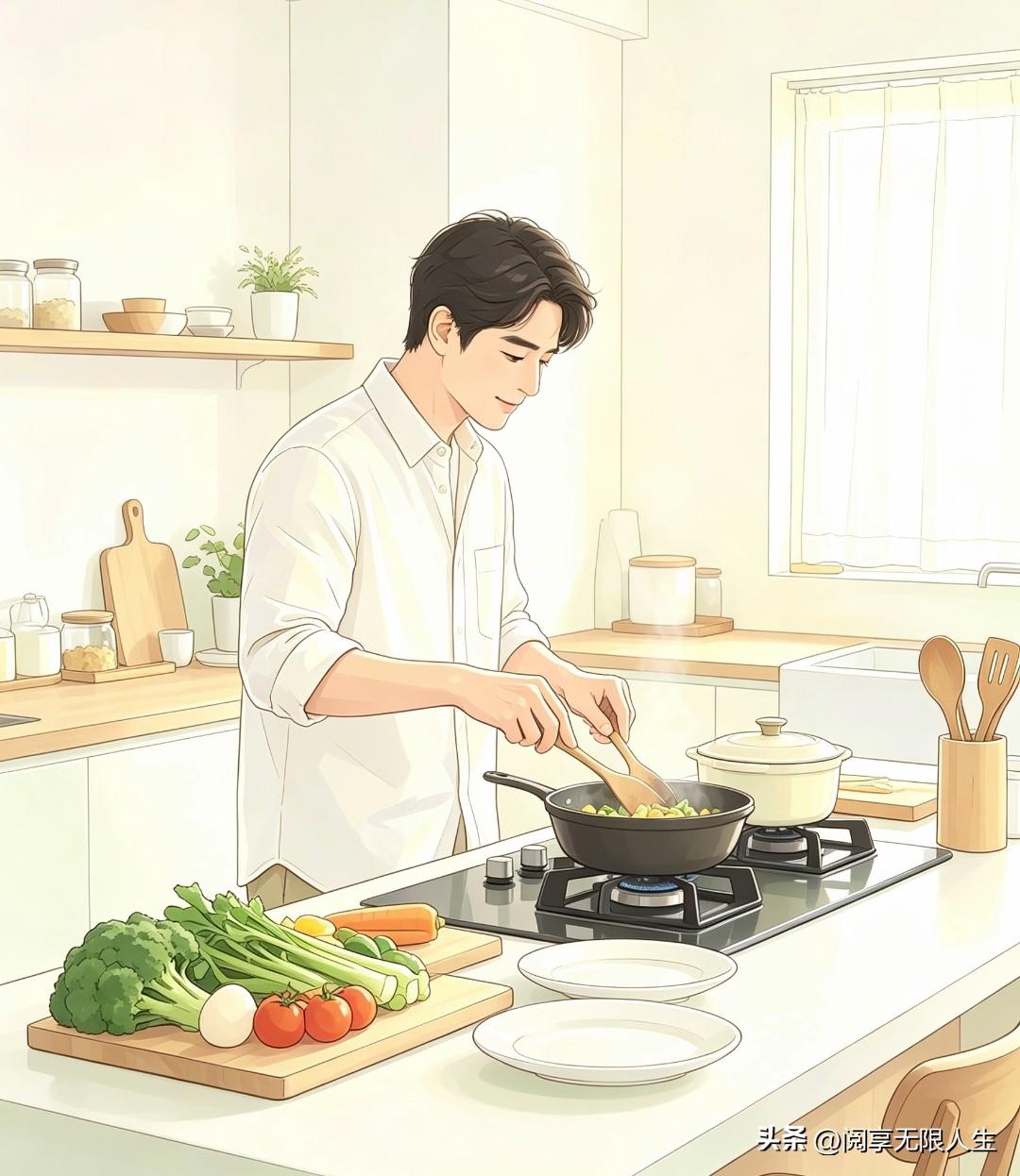 男人要是占五样，哪怕倒贴也要嫁：
“不抽烟，不喝酒，不赌博，会做饭，会开车，没纹