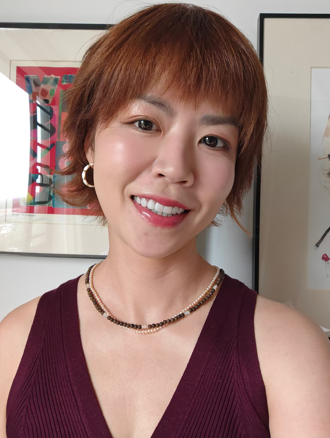 化妆完毕，待会12:30WX直播间见～