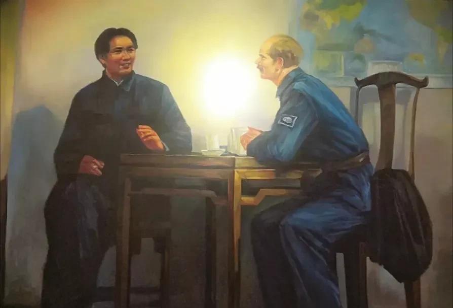 白求恩：一个高尚纯粹、脱离低级趣味和有益于人民的人。

这是毛泽东1939年12