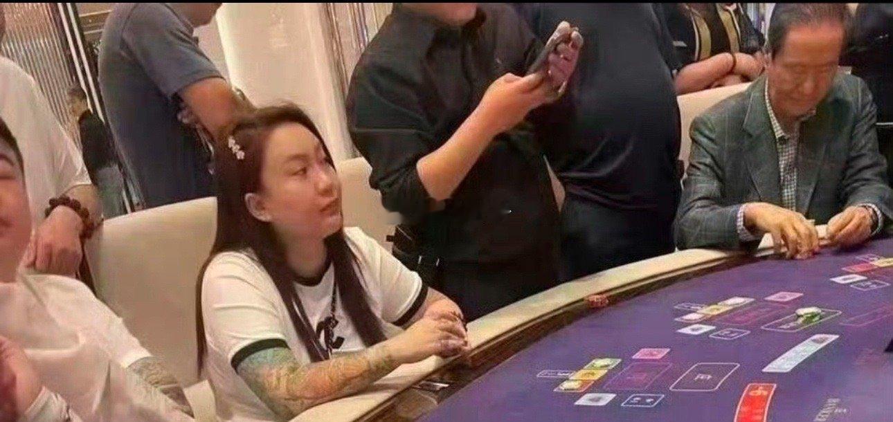 网红刘大美现身澳门赌场 ​​ ​​​
