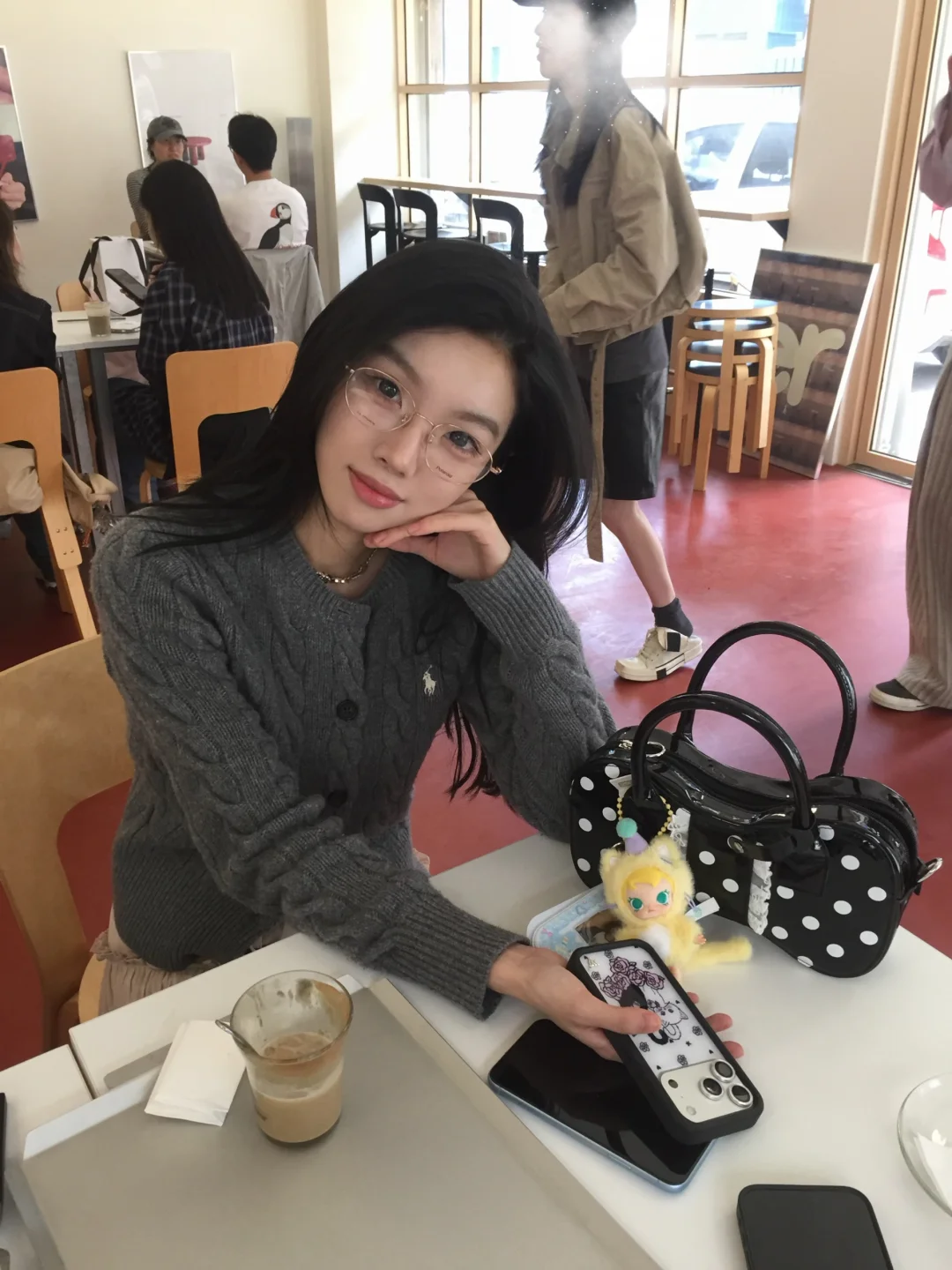 in day☕️每次来首尔都喝的黑芝麻咖啡！