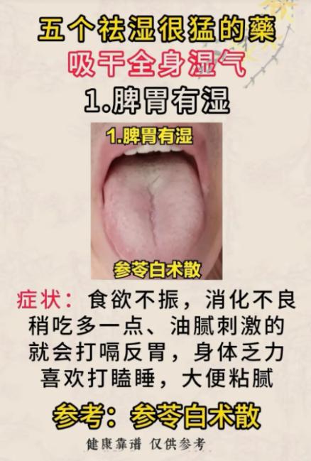 湿邪不同，辨证调理也各不同！10s教你 “ 看舌清湿 ”，一人学会，全家都受用！