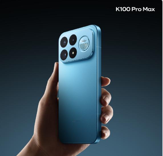 这款 K100 Pro Max「追风蓝」配色 清新质感看着很舒服 