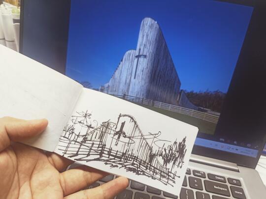 建筑场景速写