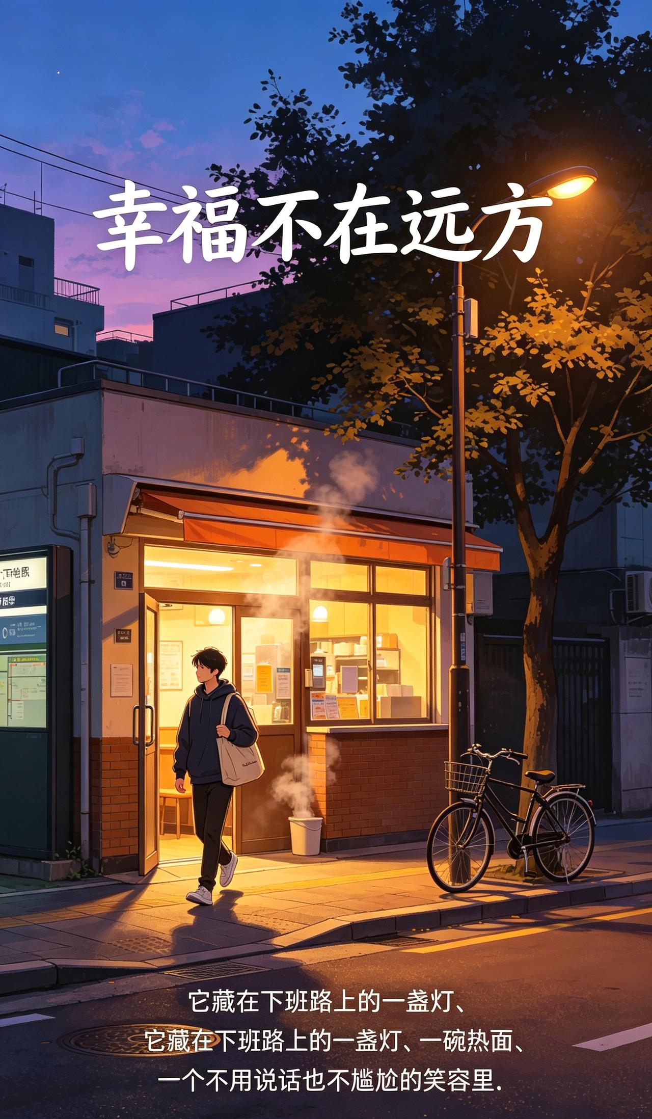 你有没有刷到过无数条“幸福定义”的鸡汤，转头就被下班路上的晚高峰堵得烟消云散？