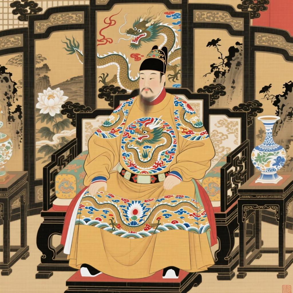 明宣宗朱瞻基文武双全，开创了仁宣之治的盛世局面，却仅仅在位十年就骤然离世。
他年