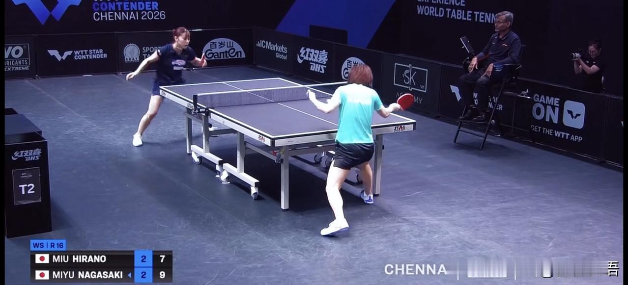 平野美宇晋级女单八强了。
平野美宇现在也很少打国际比赛，这次WTT球星挑战赛金奈