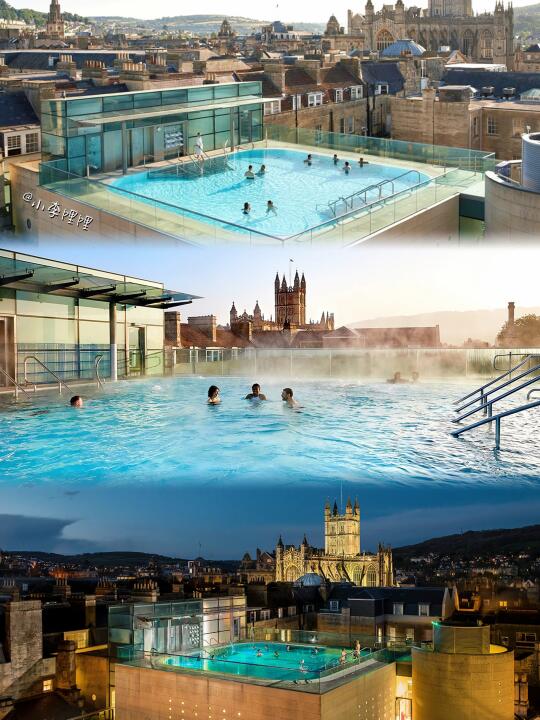 🇬🇧巴斯屋顶温泉亲测可以大胆冲♨️🥂🧖‍♀️