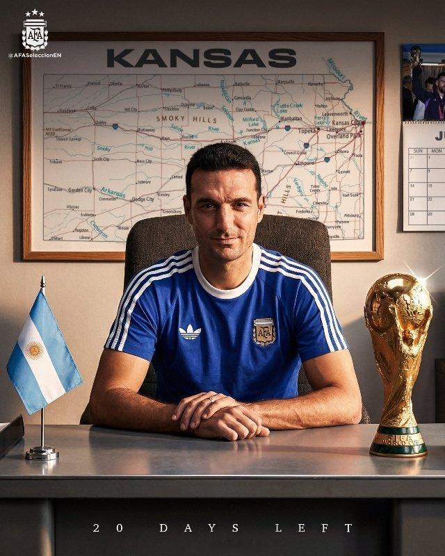 ⚠️🇦🇷 阿根廷队球员在世界杯首秀前两周遭遇的伤病情况：➜ 梅西（腿筋炎症）
