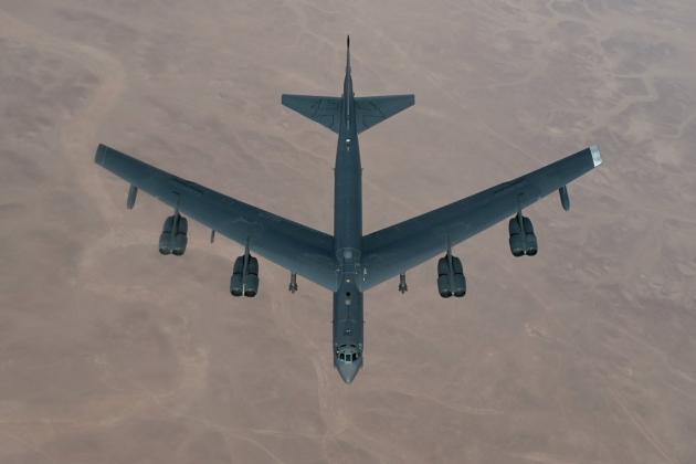 美国 B-52 战略轰炸机进入叙利亚

近年来，B-52H 同温层堡垒战略轰炸机