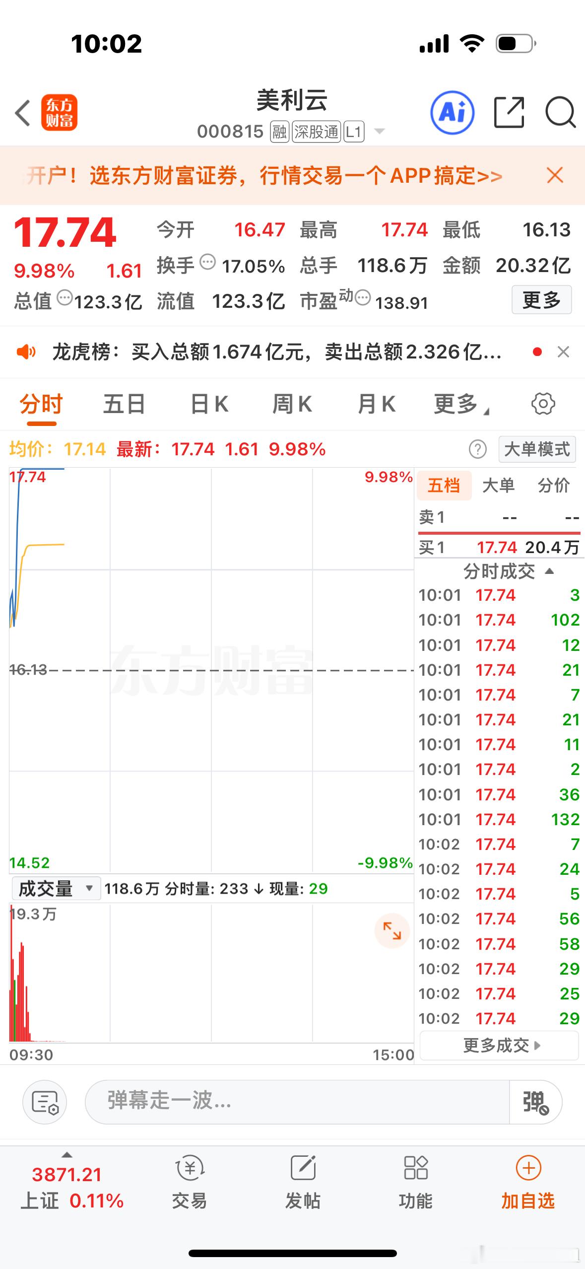 刚刚给兄弟们分享的美利云直接厂字板了！你们是多少的成本？快来交流交流！恭喜跟上的