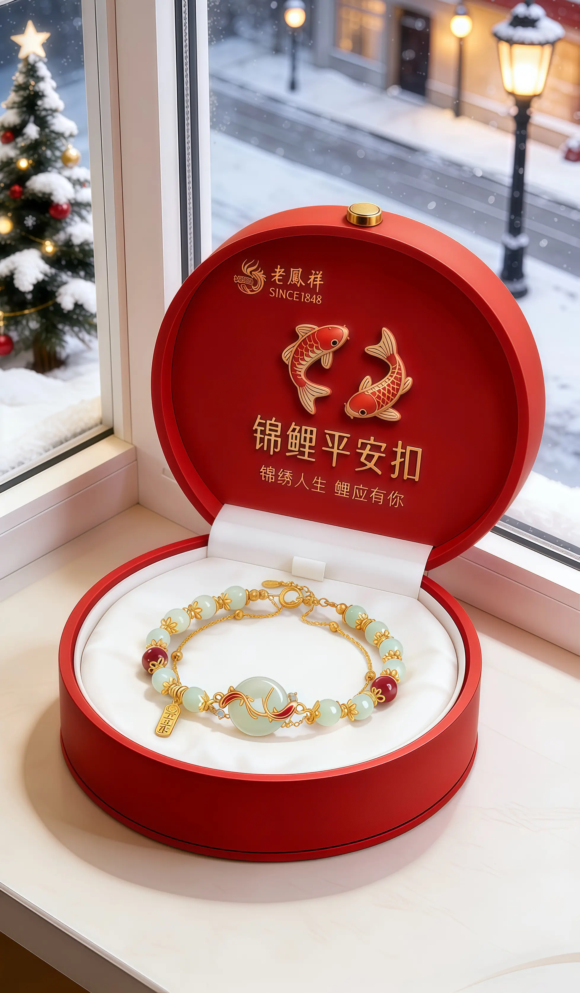 老凤祥情人节礼物 生活需要仪式感  新年礼物 手链