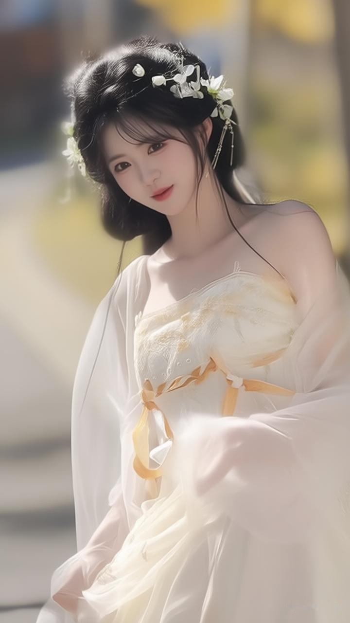 “古风美人，花间仙子”🌸💃