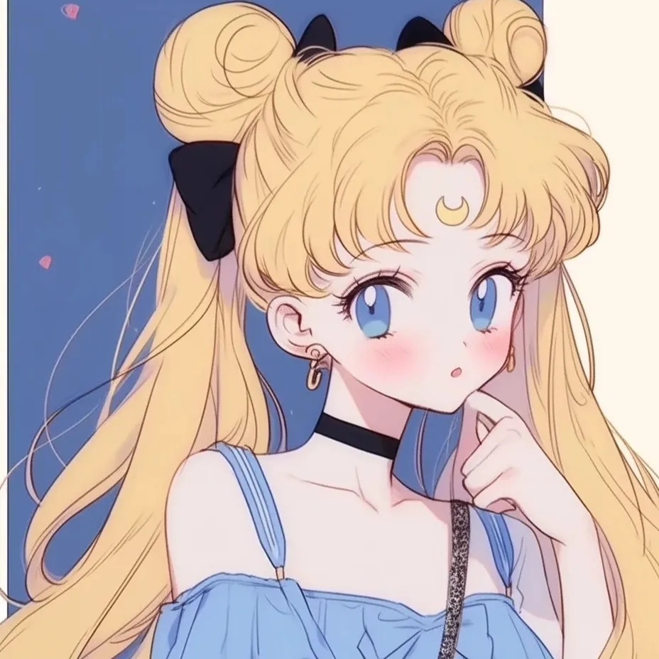 #动漫[超话]##漫视界企划##美少女战士# 摩登范儿的月野兔头像。 ​​​