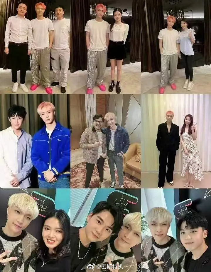 张艺兴演唱会后台合照了这么多人是要一个一个背调吗？而且是2022年的新加坡演唱会