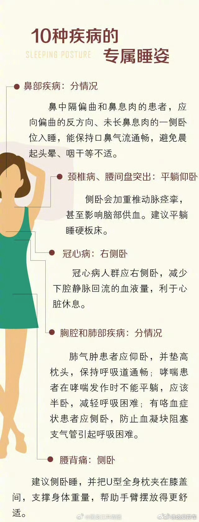 举手式睡姿是身体在求救 白天牛马，晚上求救。谁能想到睡觉还有这么多讲究，怪不得有