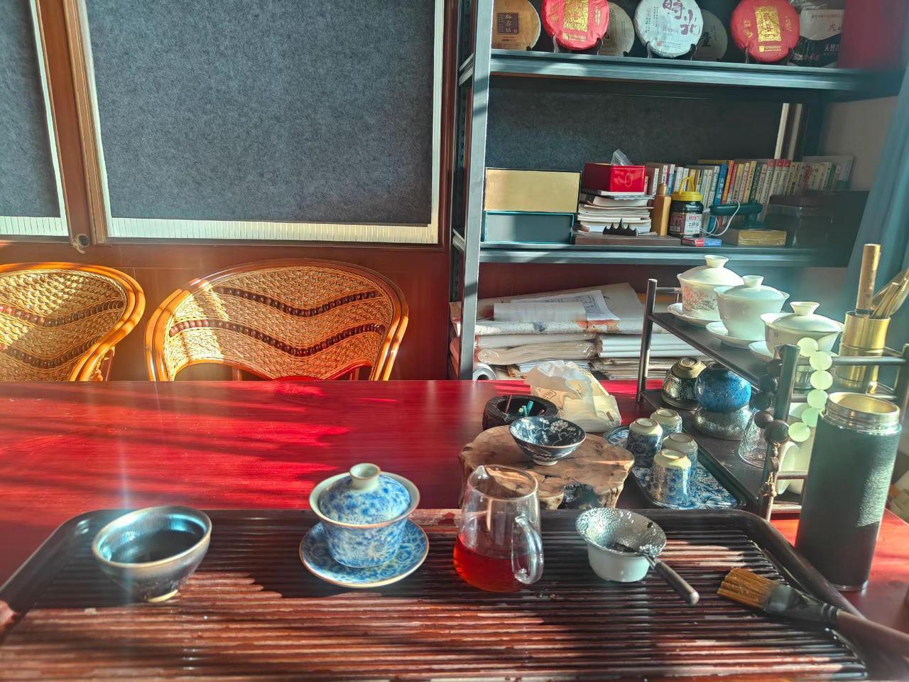 今日有闲，可约茶。