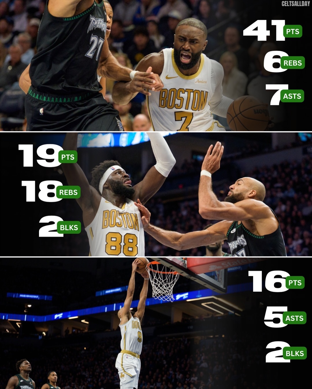 狂砍40+的杰伦、生涯新高的克塔，今天谁的发挥最让你感到兴奋？凯尔特人热爱日记