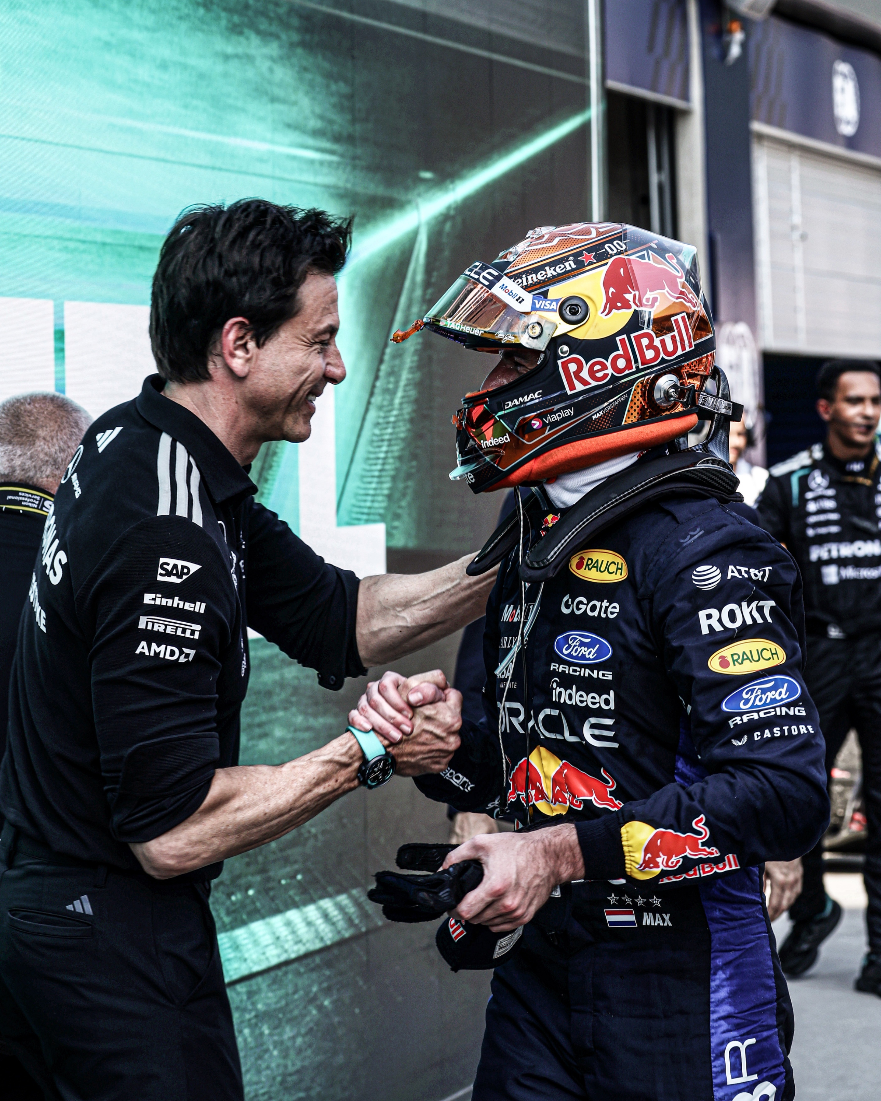 F12026F1奥地利大奖赛 Toto 恭喜维斯塔潘登上领奖台 