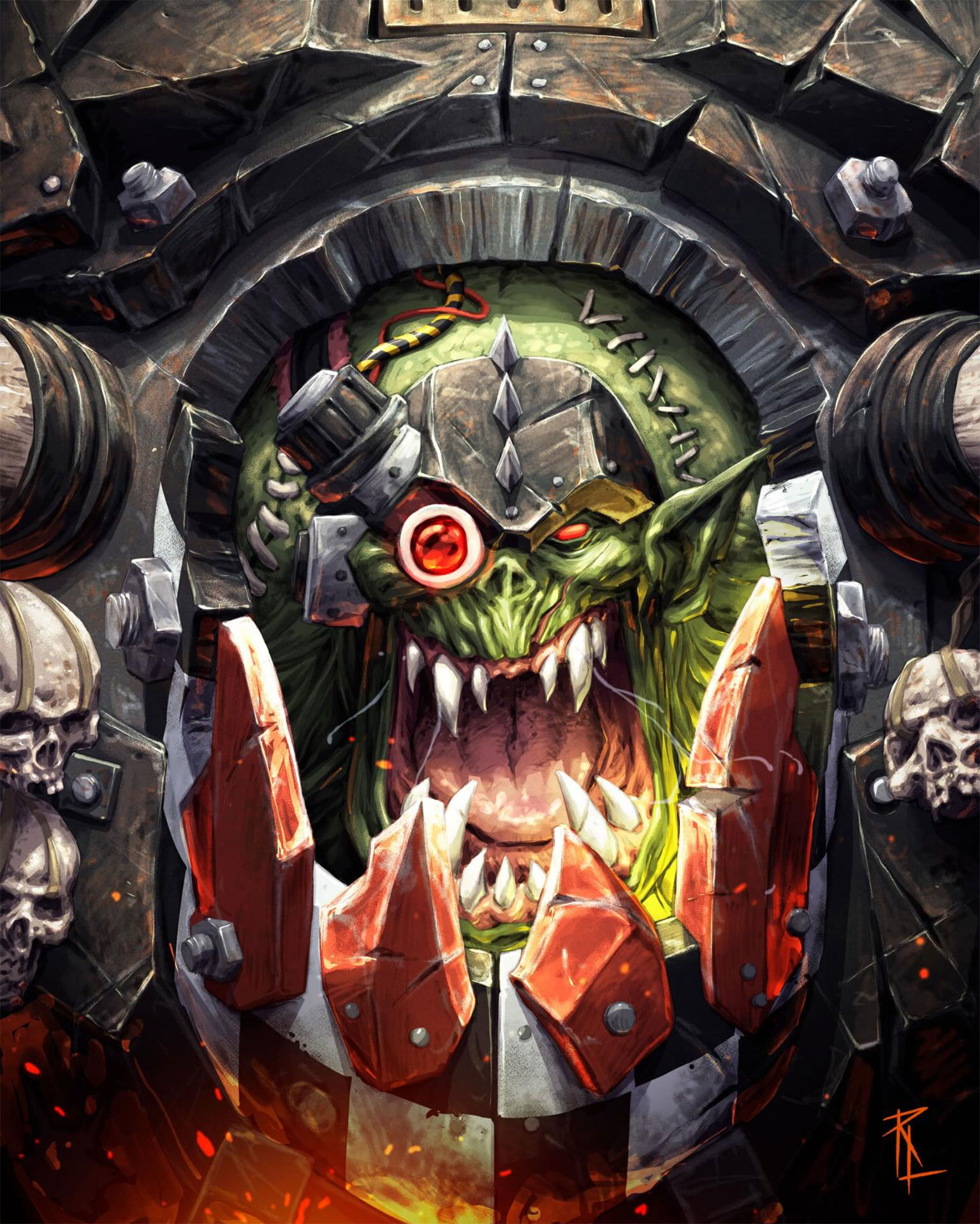 战锤40k 碎骨者·撒拉卡by Rodrigo Lorenzo López 