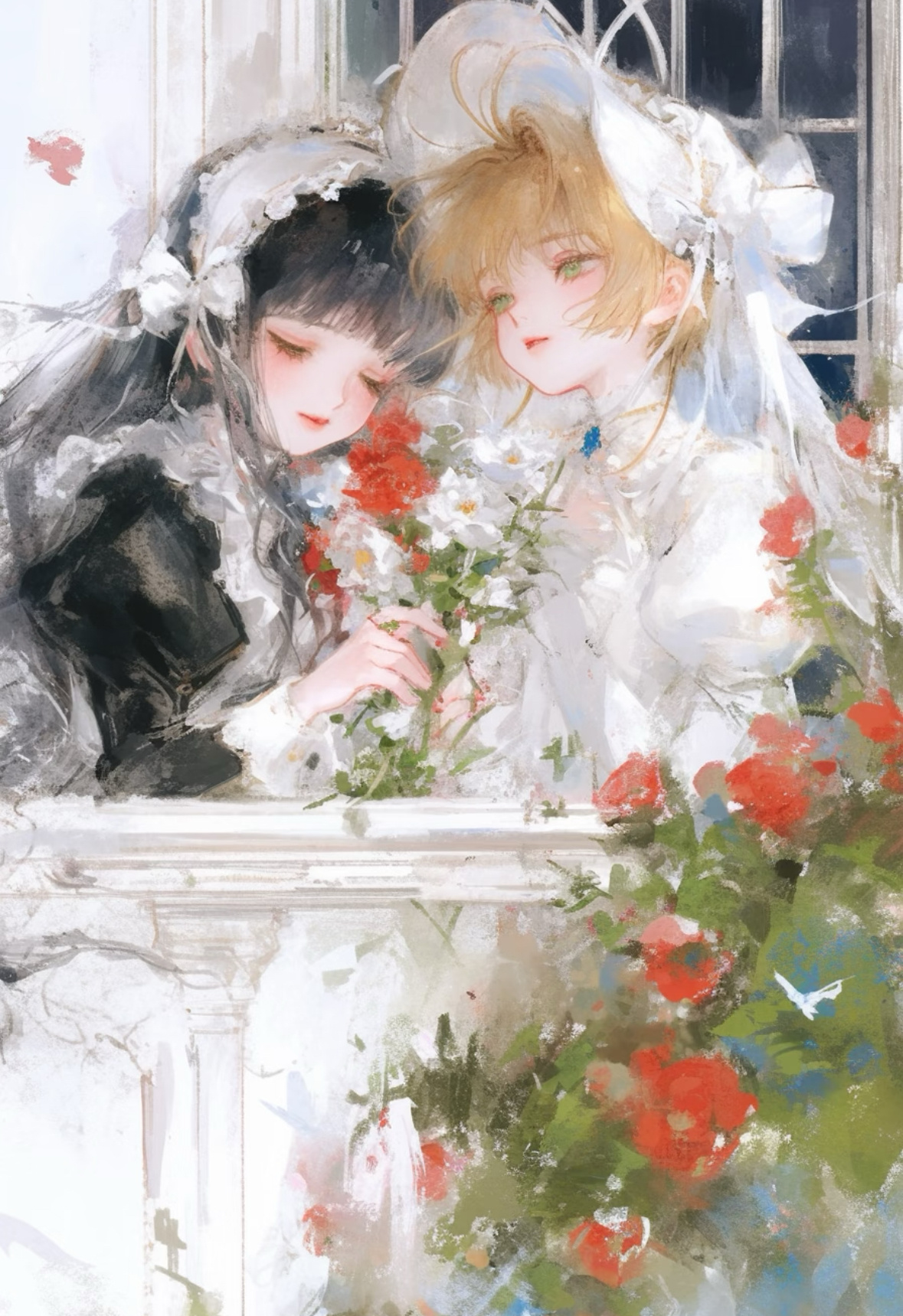 魔卡少女樱丨以玫瑰写诗壁纸💗日漫魔卡少女樱次元星火计划 ​​​