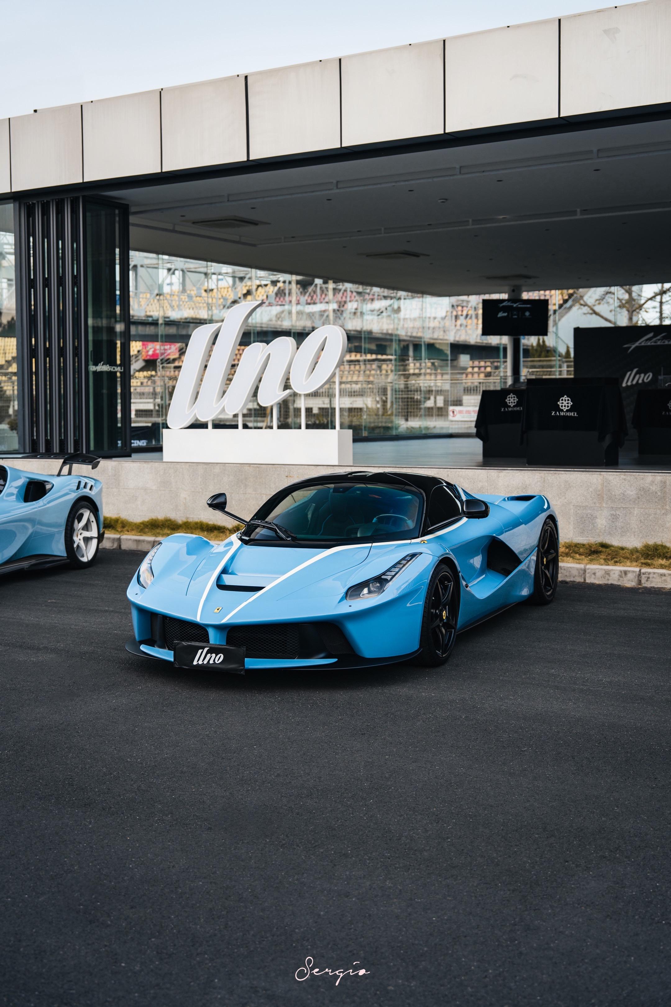 大陆最特别的一台马🐴。这台BB蓝的LaFerrari绝对属于大陆最特...