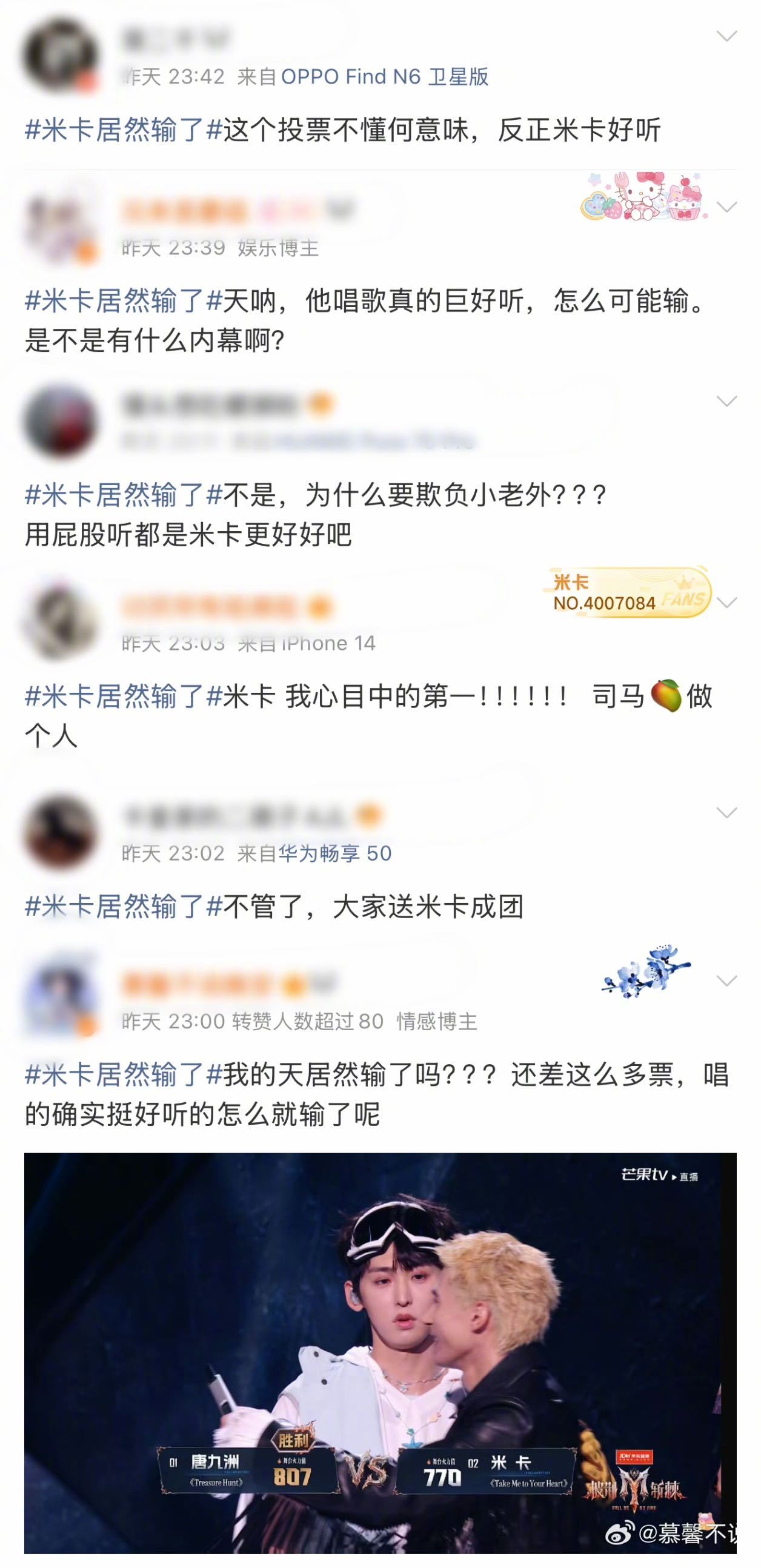 米卡披哥口碑 米卡披哥初舞台真的太惊艳了，最开始录制披哥采访还说有很多人忘了他的
