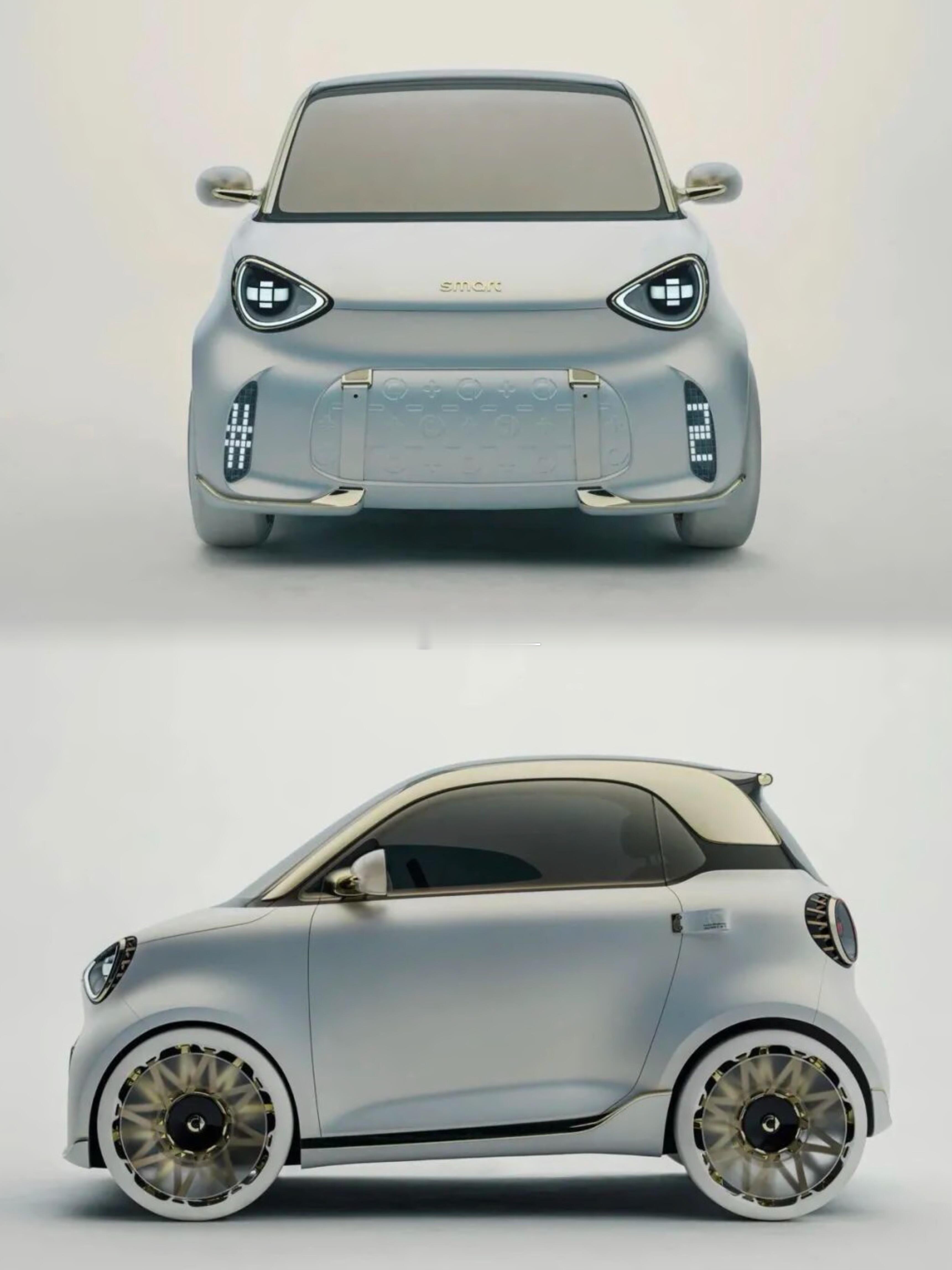 暌违已久的两座smart车终于亮相了！和吉利合作之后的smart开始推出各种纯电