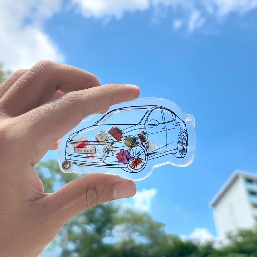 特斯拉新加坡搞得钥匙扣，还挺想要的 