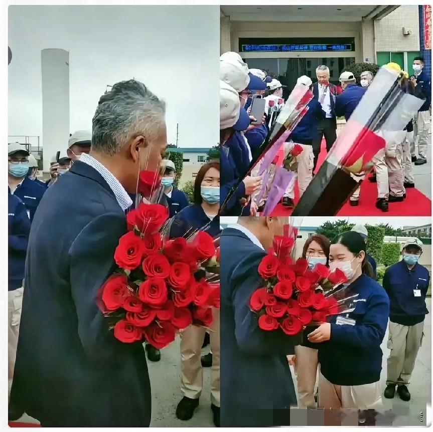 佳能珠海工厂这几张散伙照，
把我看笑了
员工列队欢送，那个开心劲儿，不知情的还以