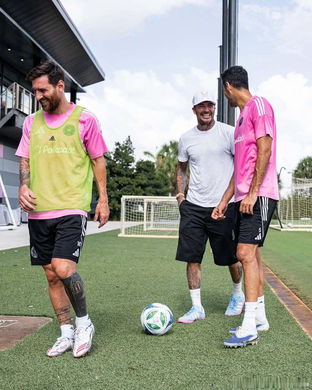 All smiles on and off the pitch this wee