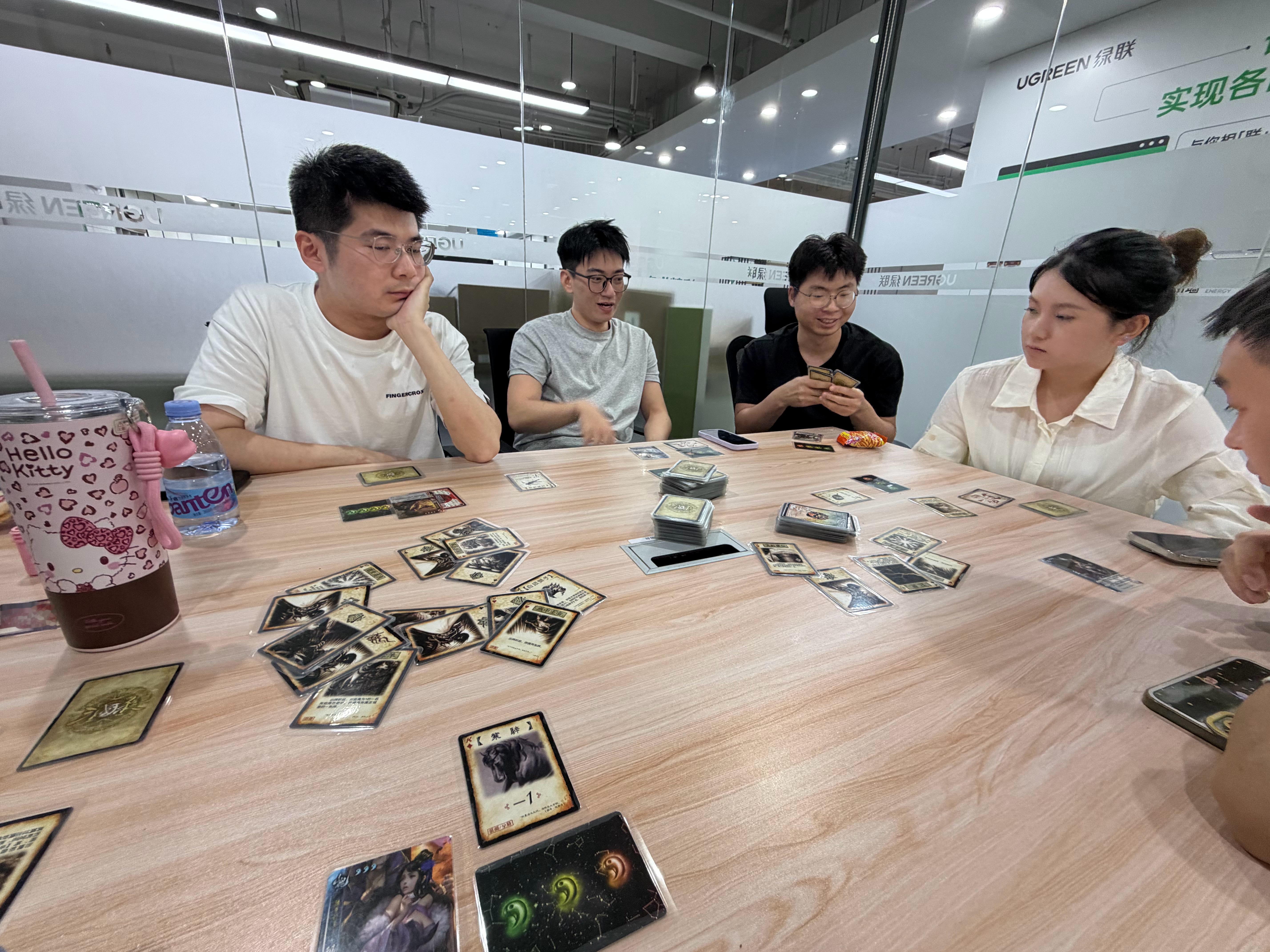 2026/07/31 大暴雨周五桌游协会三国杀，玩了花里胡哨版再回来玩基础版觉得