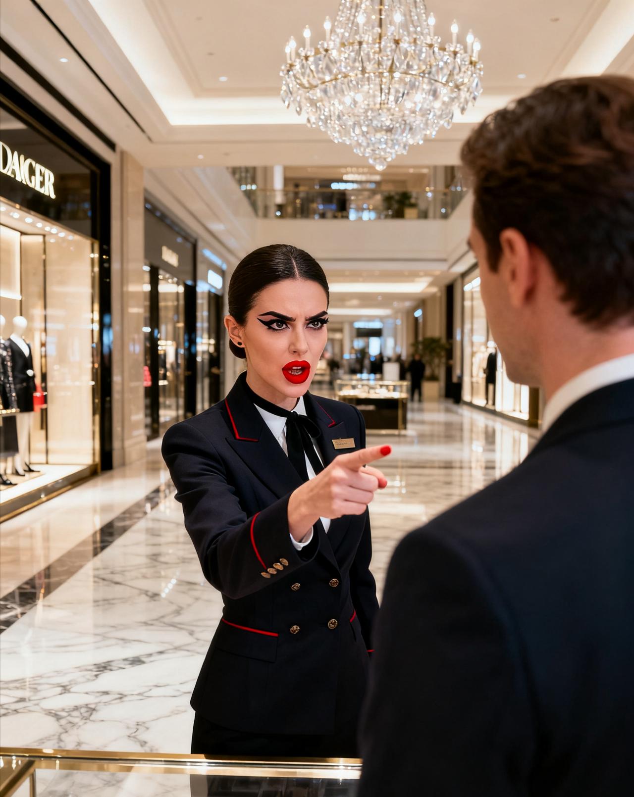 女子在商场买某品牌鞋子，因为试穿用券等，店员竟然嫌弃顾客事多，而且还备注上了。