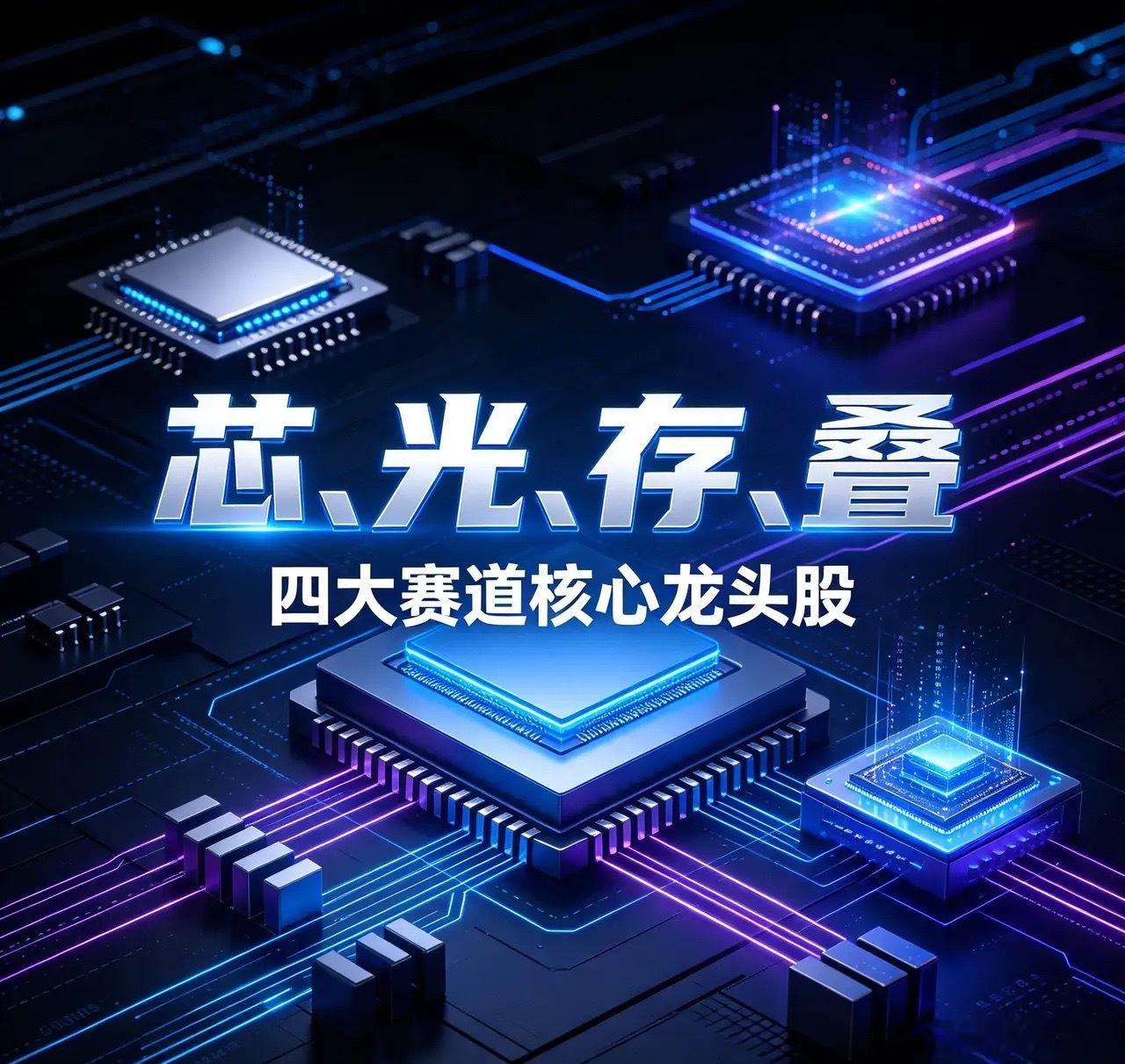 “芯、光、存、叠”四大赛道核心龙头股一、芯（AI算力芯片）1.  海光信息（68