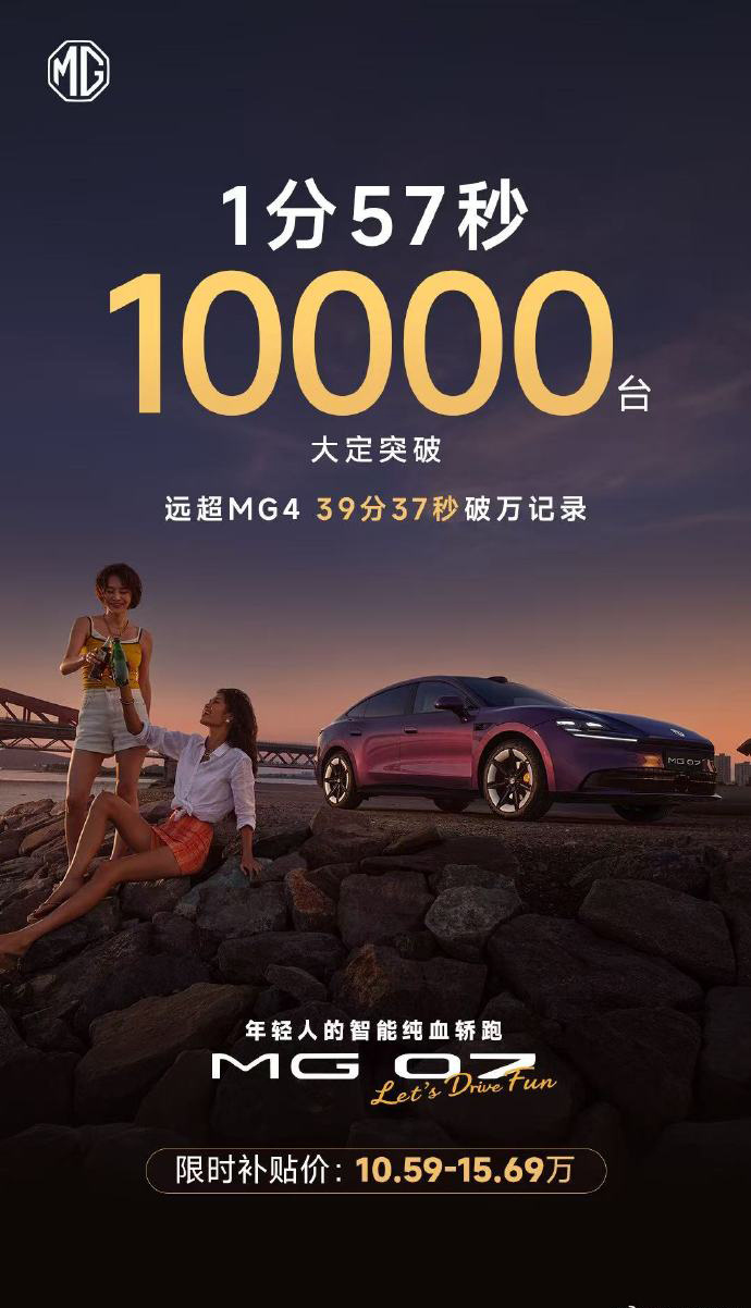【MG07不仅是长在了消费者审美点上！】MG07在车展上看过了，它就是完全长在用