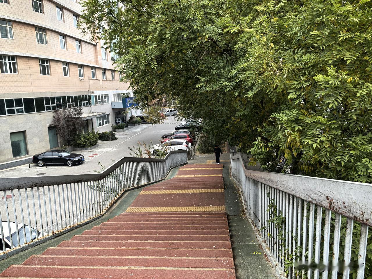 从科原大厦到增光路的过街天桥。