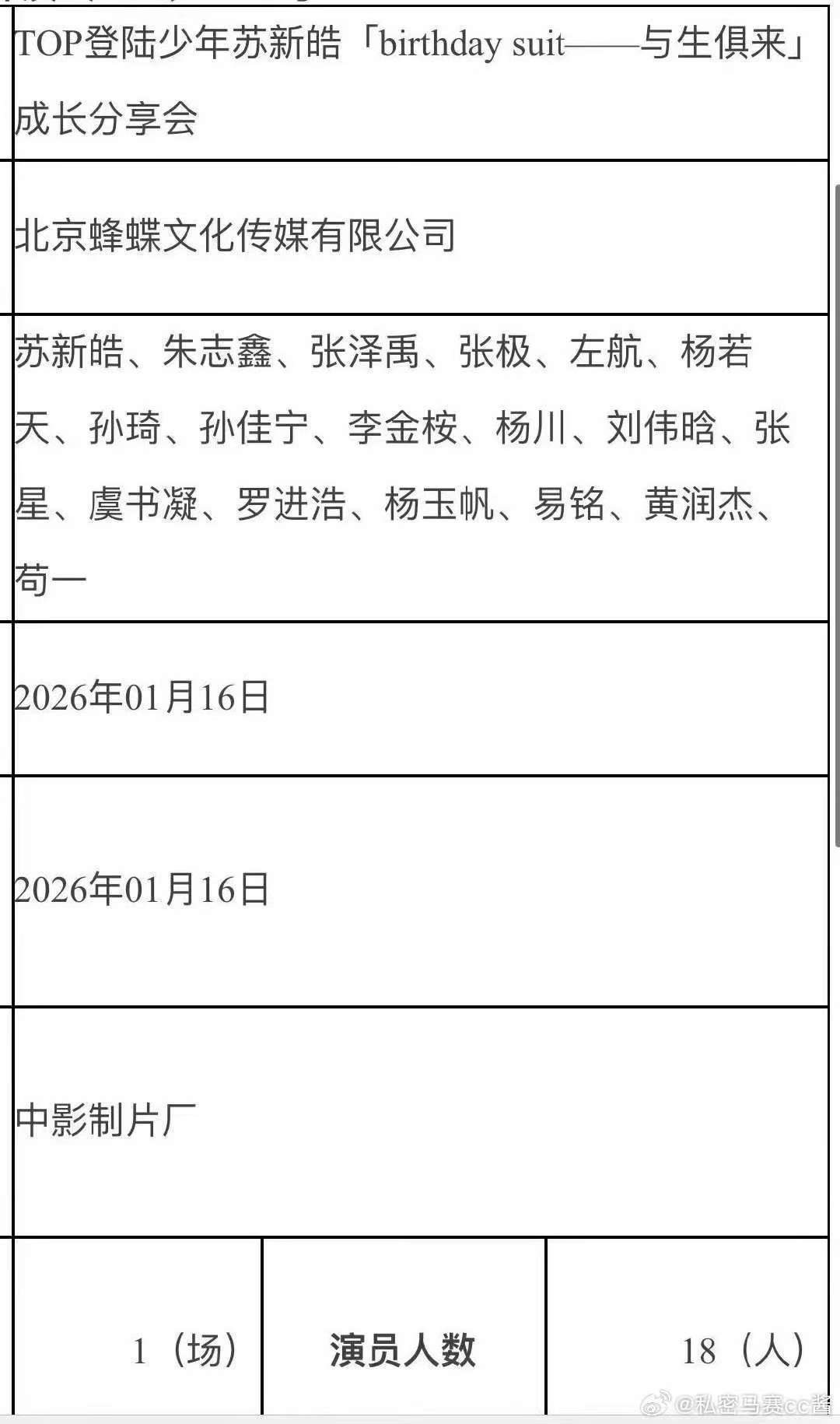 苏新皓生日会维权取消苏新皓粉丝取消生日会 粉丝维权 