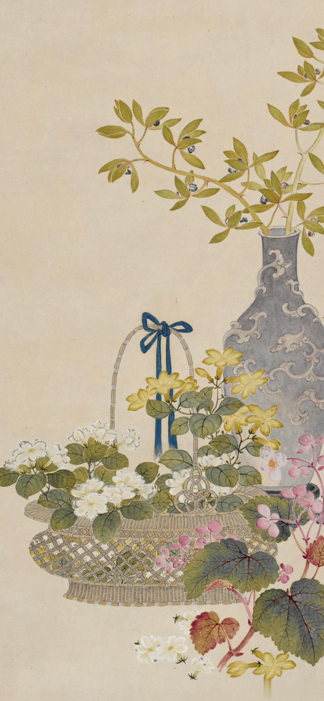 美丽的花篮 ​​​