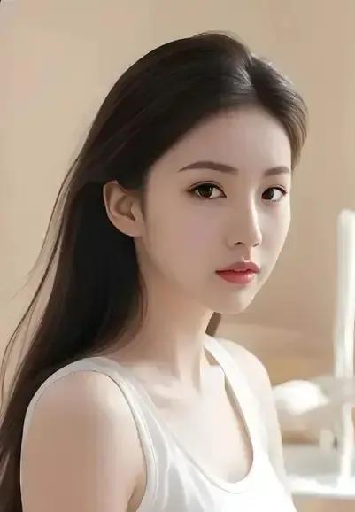 白衣素裳秀，玉颜含笑娇。#美女子图分享# #美娇娘美图分享# #欣赏绝世佳人# 