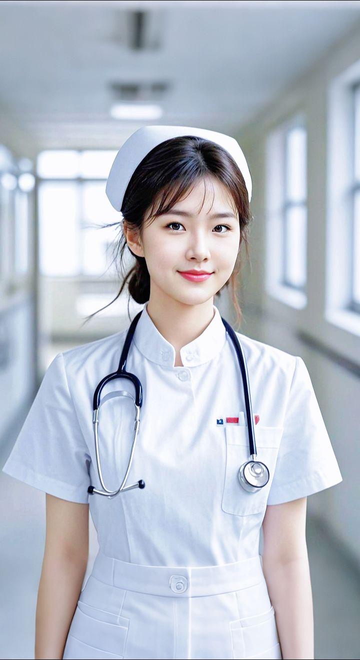 AI扩图 清新护理佳人