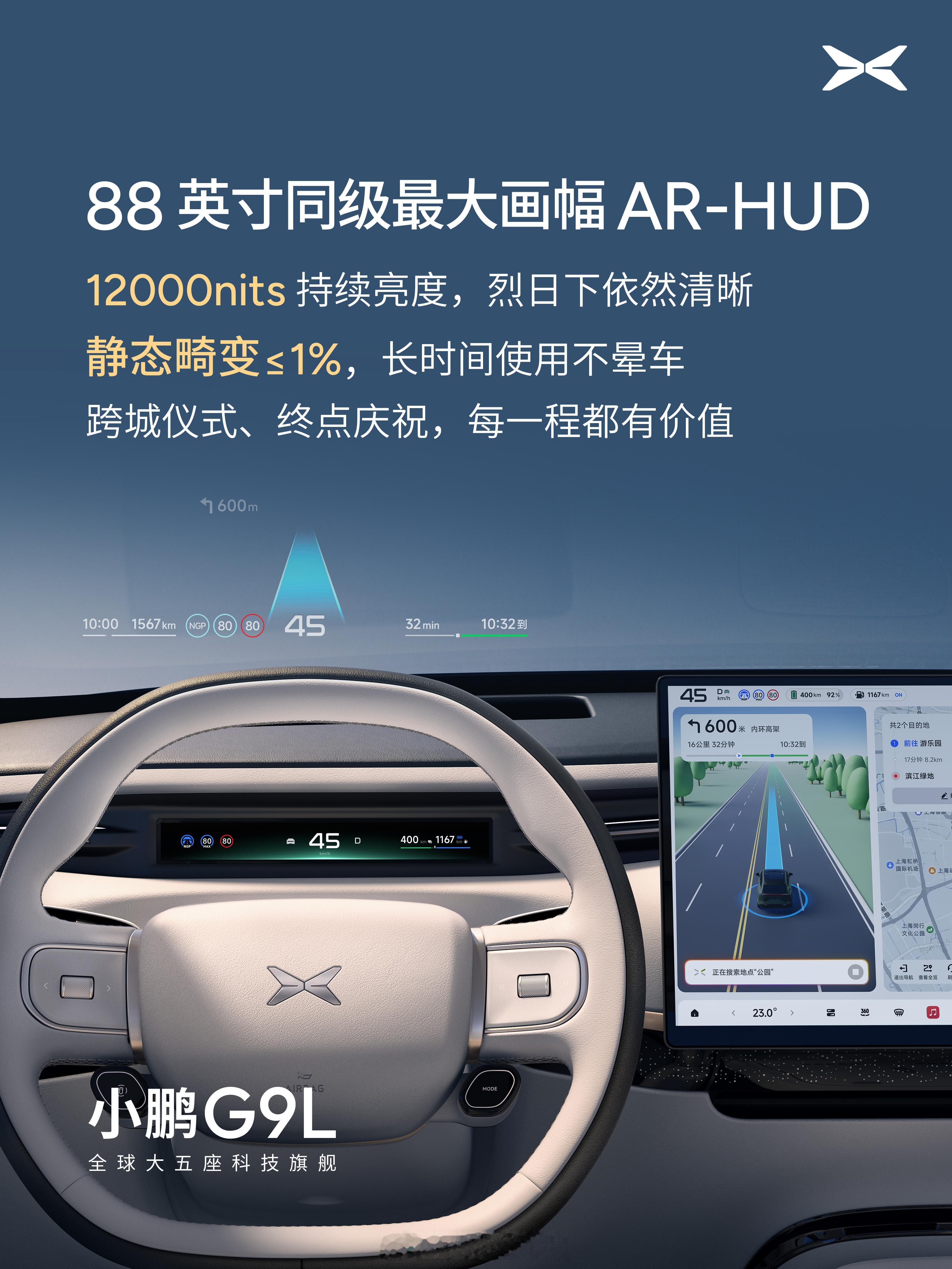 鹏友眼尖，发现G9L的座舱分屏重新回来了应该是6.3.0回归，之前在德国测VLA