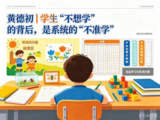 黄德初 | 学生“不想学”的背后，是系统的“不准学”