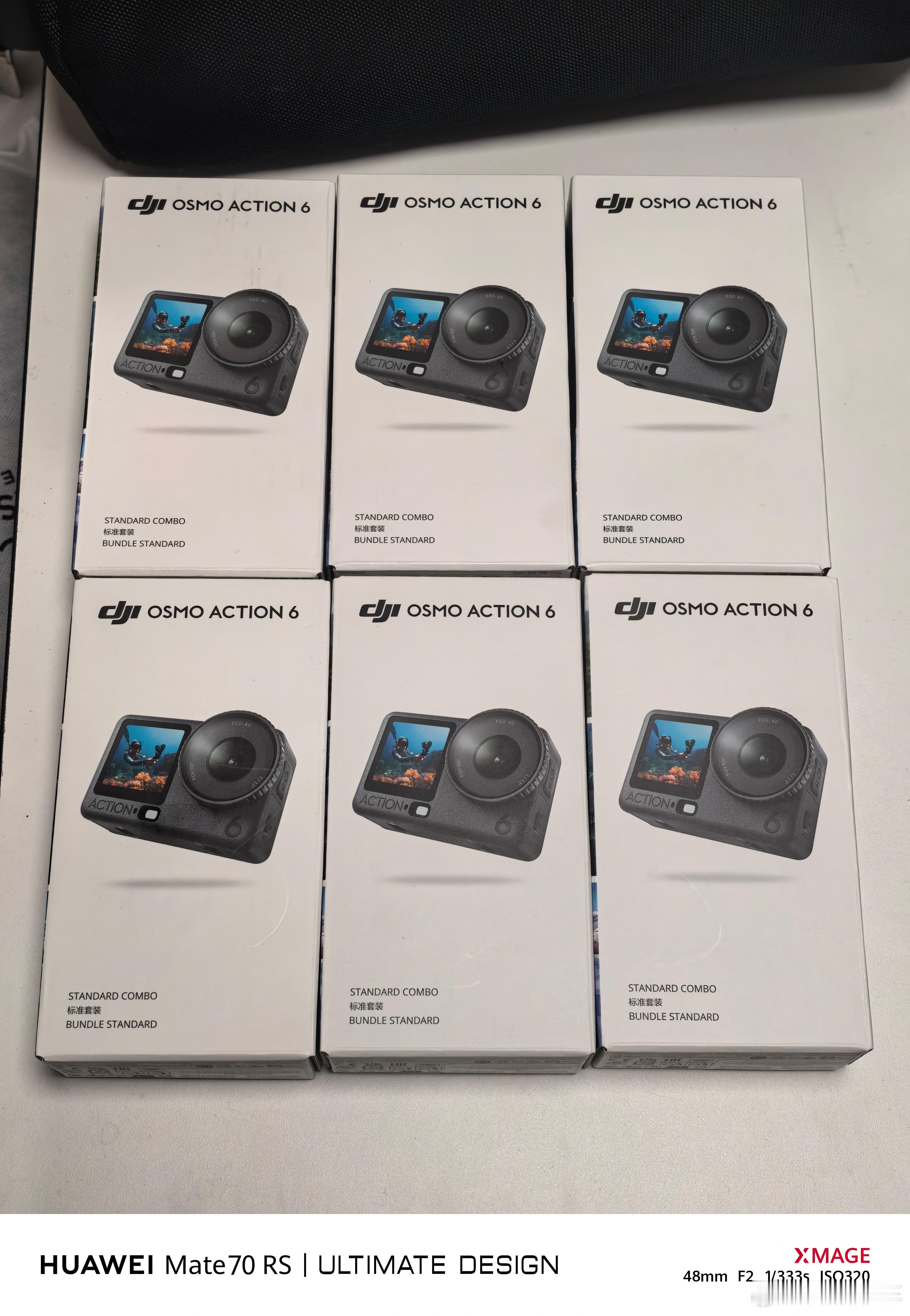 大疆action6首发到手！点赞5000抽一台