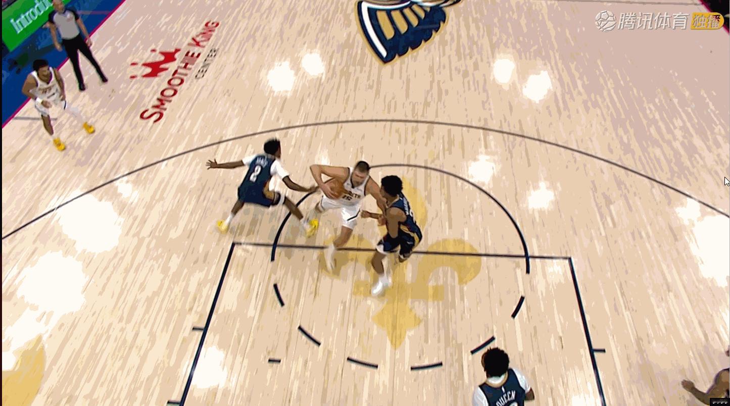 约基奇砍下28分11板12助9失误6犯，准五双！ 